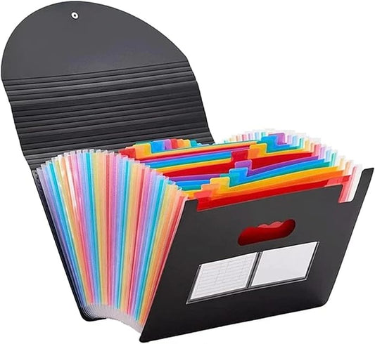 Expandable Folder with Multi-Layer Tabs, A4/Letter Size, Keeps Documents Dry by Reflygen