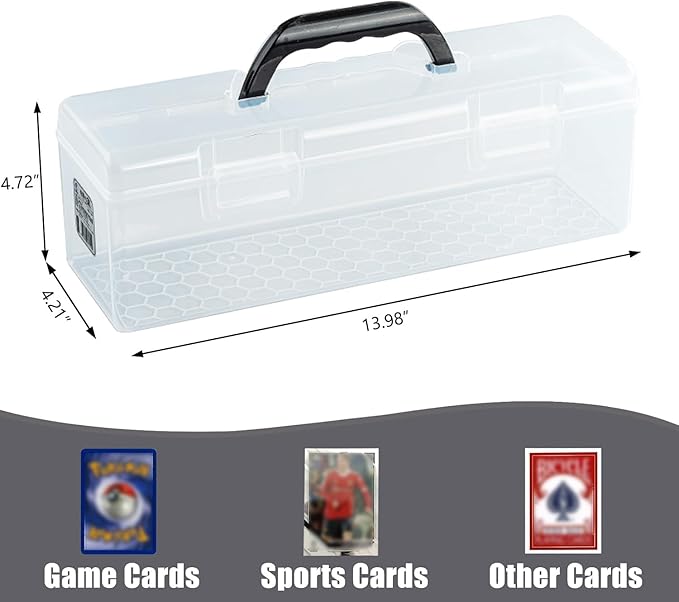 2 Pack Plastic Card Storage Box - Image 5