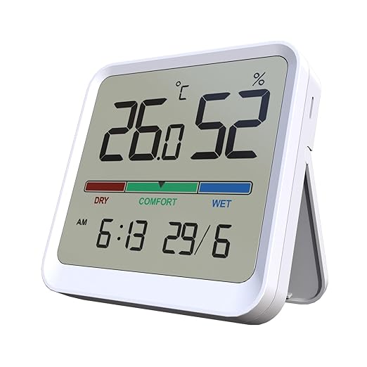 Temtop Indoor Thermometer Hygrometer, Precision Digital Temp/Humidity Monitor by Temtop
