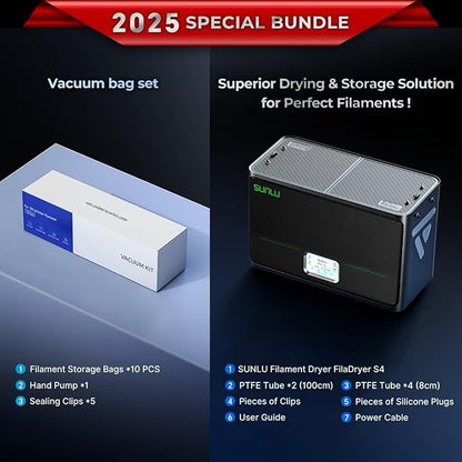 【2025 Special Bundle】 SUNLU Official Filament Dryer Box S4, Four-Spool 3D - Image 6