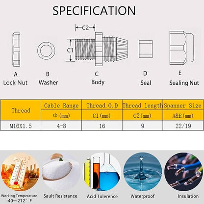 Project Box ABS Black Electrical Boxes IP67 Outdoor Waterproof Box Electronic - Image 7