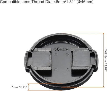 PATIKIL Camera Lens Cap, 2 Pack Sides Pinch Front Lens Cover - Image 2