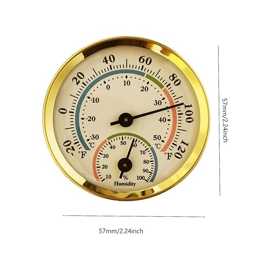 Mini Analog Hygrometer Thermometer - Image 3