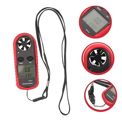 Cabilock Mini Digital Handheld Anemometer Air Flow Measurement Wind Air Velocity - Image 7