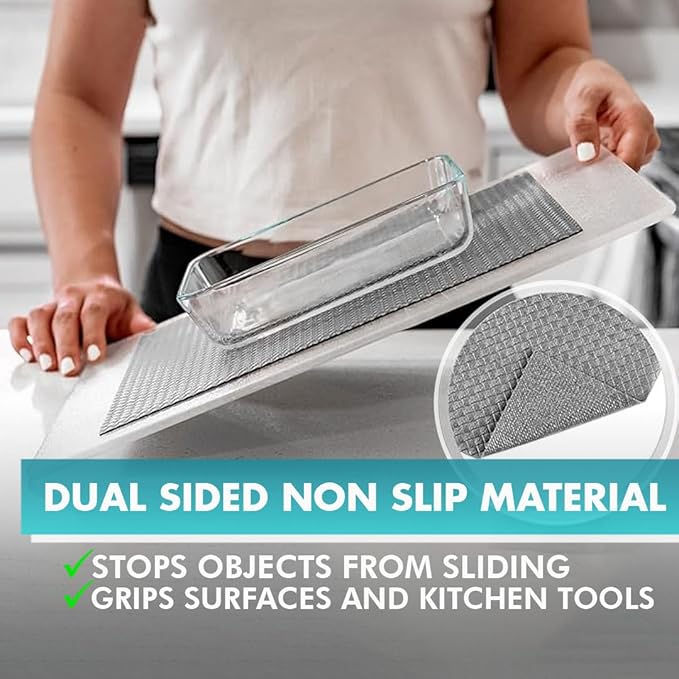 Shelf Liner, Drawer Liner & Kitchen Cabinet Liner – Thick Waterproof Rubber - Image 4