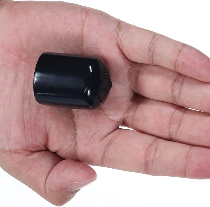 Acocony 1 1/8 Inch Rubber Cap Round Rubber End Caps PVC Flexible Protector - Image 4
