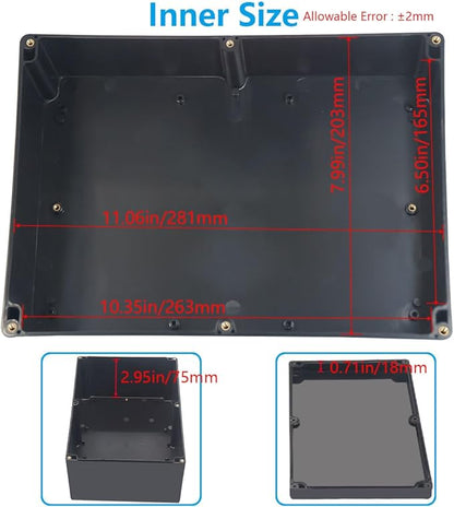 Project Box ABS Black Electrical Boxes IP67 Outdoor Waterproof box Electronic - Image 5