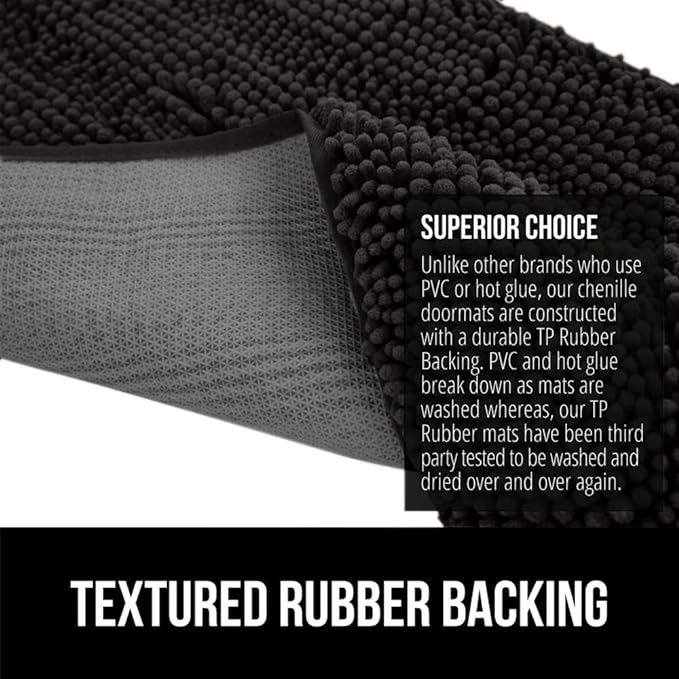 GORILLA GRIP SOAKSTOPPER Dog Door Mat, 60x36 Machine Washable Rug Absorbent - Image 5