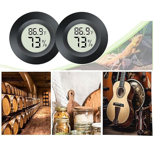 2 Pack Hygrometer Thermometer Digital Humidity Meter Indoor/Outdoor Humidity - Image 7