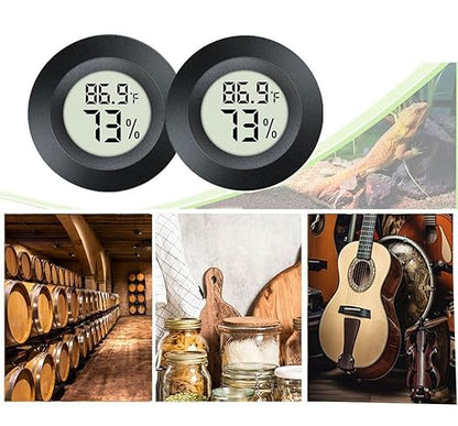 3 Pack Mini Hygrometer Thermometer Digital Humidity Meter Indoor/Outdoor - Image 5