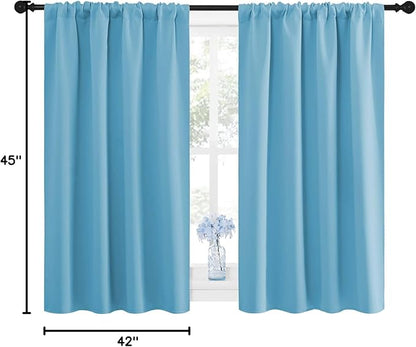 NICETOWN Kitchen Window Blackout Curtain Panels - Image 10