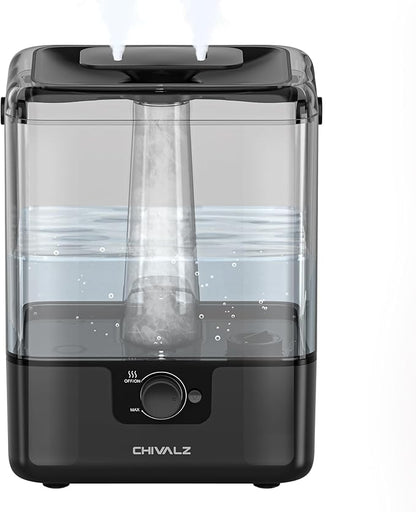 CHIVALZ Humidifiers for Bedroom, 6L Cool Mist Humidifiers for Baby Nursery by CHIVALZ
