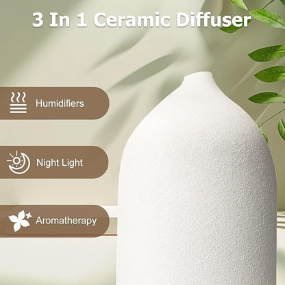 Essential Oil Diffuser Humidifiers, Aromatherapy Diffusers, Ceramic Essential - Image 3