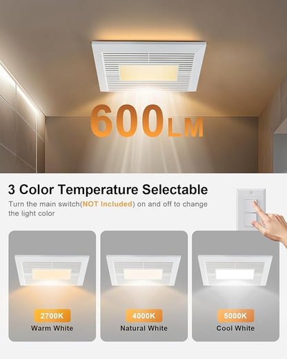 GROWNEER Bathroom Exhaust Fan - Image 5