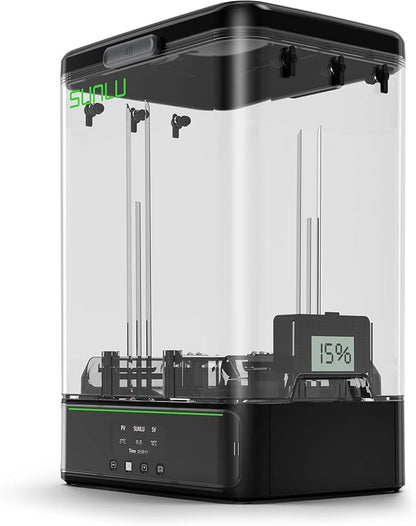SUNLU Filament Dryer & Storage Box SP2, Fit 2-Spools 1KG Filament, 70℃ Max by SUNLU