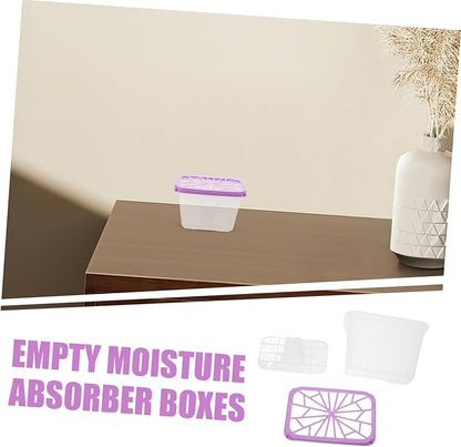 PRETYZOOM 4pcs Moisture Absorber Box Reusable Storage Case - Image 9