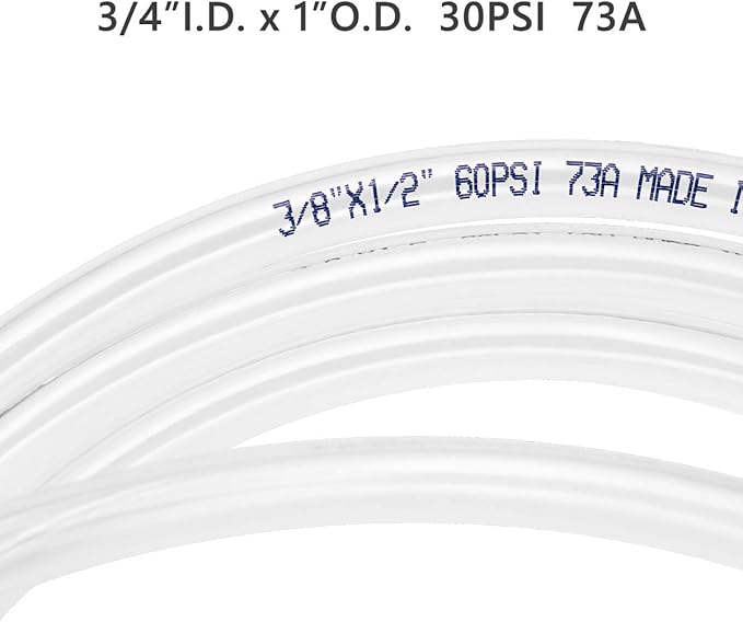 Eastrans 5ft x 3/4" ID Clear Vinyl Tubing, Flexible Hybrid PVC Tubing Hose - Image 4