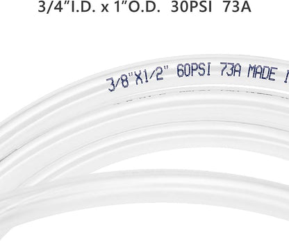 Eastrans 5ft x 3/4" ID Clear Vinyl Tubing, Flexible Hybrid PVC Tubing Hose - Image 4