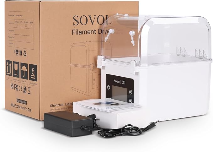 Sovol Filament Dryer 2025, SH01 Filament Dehydrator 3D Printer Spool Holder - Image 9