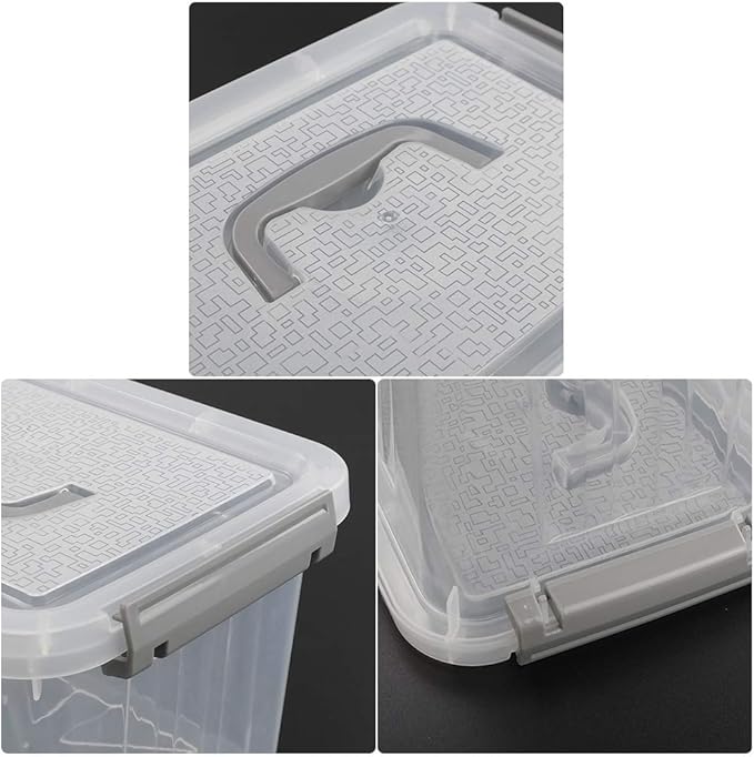 6 Liter Plastic Bins with Lids - Image 3