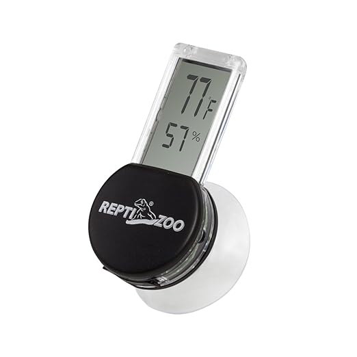 REPTI ZOO Reptile Terrarium Thermometer Hygrometer Digital LCD Display Pet by REPTIZOO