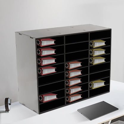 Literature Organizers 24/36Slots Mail Sorter Compartment Files Rack File - Image 8