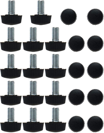 uxcell M6 x 10 x 16mm Leveling Feet Adjustable Leveler Floor Protector by uxcell