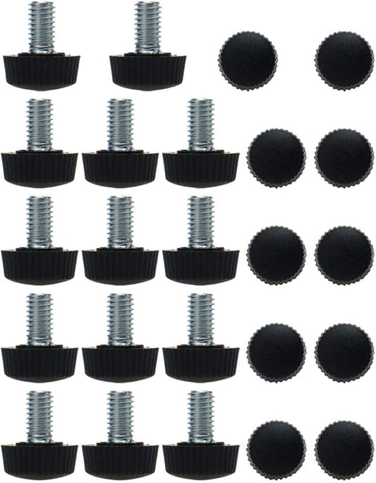 uxcell M6 x 10 x 16mm Leveling Feet Adjustable Leveler Floor Protector by uxcell