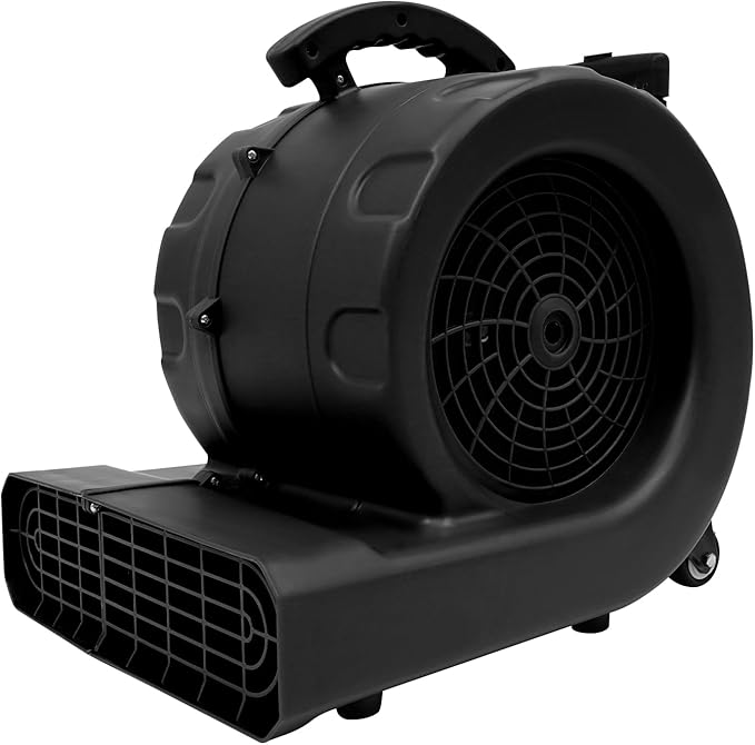 1HP Air Mover, 6-Hours Timer Carpet Dryer, Floor Drying Fan - Image 3