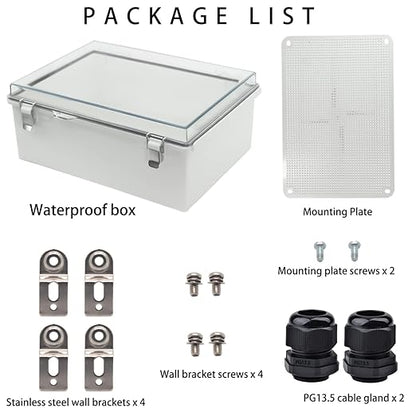 Outdoor Waterproof Electrical Box Junction Box Weatherproof IP67 ABS Plastic - Image 4