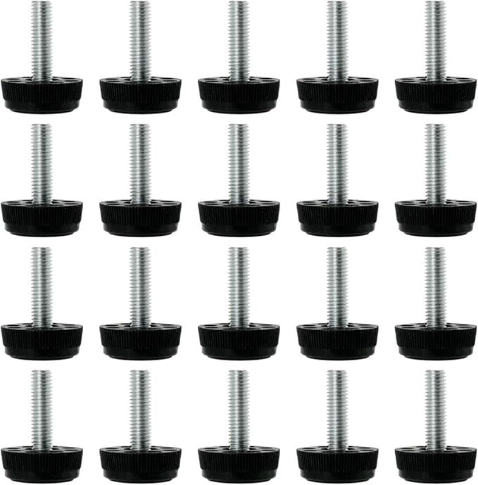 uxcell M8 x 28 x 30mm Furniture Glide Leveling Feet Adjustable Leveler Floor by uxcell