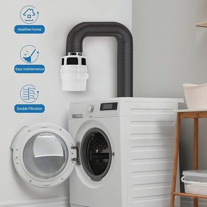 【Upgraded】 3 in 1 Indoor Dryer Vent Kit Lint Trap - Image 7