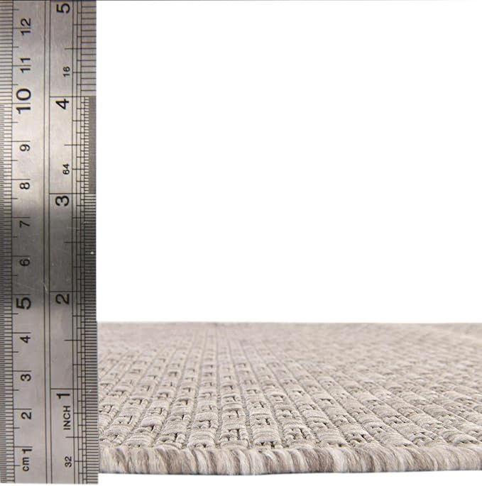 Unique Loom Outdoor Solid Collection Area Rug - Image 5