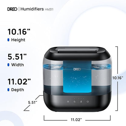 Dreo Humidifiers for Bedroom, 4L Top Fill for Large Room, 36H Runtime, 28 dB - Image 10