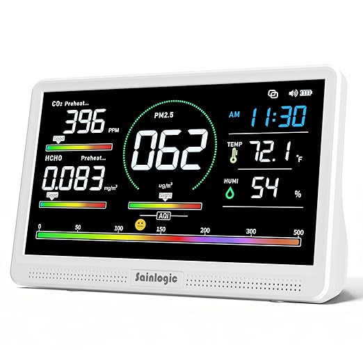 Sainlogic 16 in 1 Professional Air Quality Monitor Indoor by Sainlogic