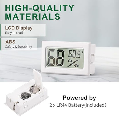 Atogou 4-Pack Mini Hygrometer Indoor Humidity Meter, Digital Humidity Gauge - Image 5