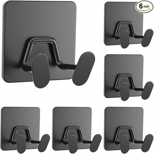 Adhesive Shower Hooks for Inside by susswiff