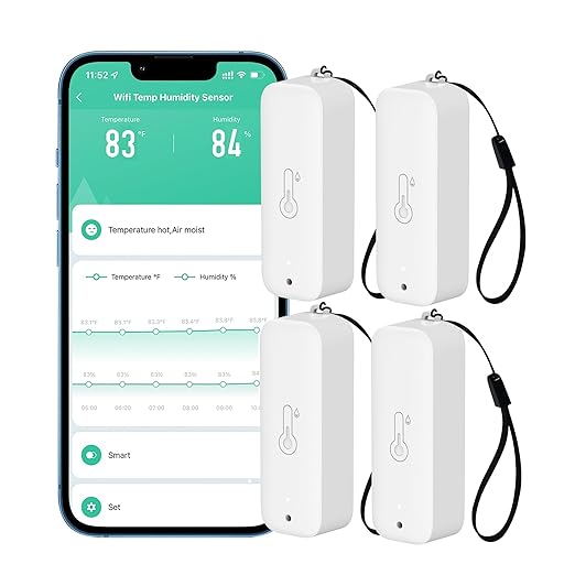 WiFi Thermometer Hygrometer: Smart Temperature Humidity Sensor by GaoducashforSmartLife