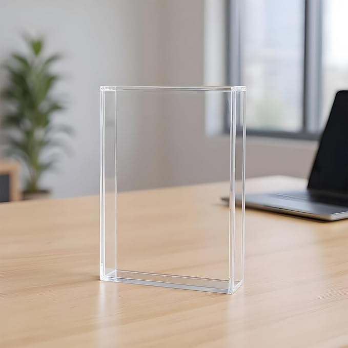 Memory Case - All Clear Acrylic Frame, Lightweight Desktop Organizer | - Image 3