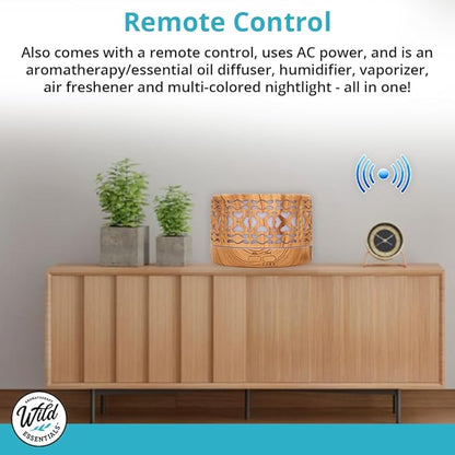 Wild Essentials 700ml Designer Large Room Essential Oil Diffuser, 5 in 1 - Image 6