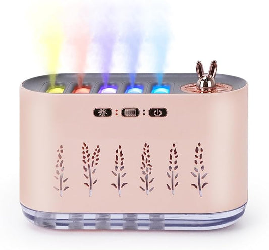5 Nozzle Music Sensing Cool Mist Humidifier, Humidifier Diffuser by GOUTOOL