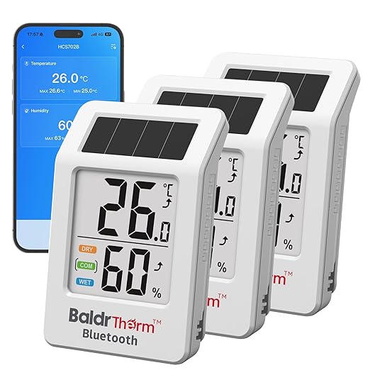 BaldrTherm Bluetooth Thermometer Wireless, Smart Thermometer by BaldrTherm