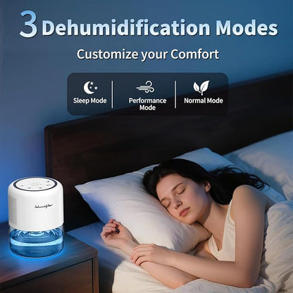 44oz Small Dehumidifier for Home Auto-Off Quiet Portable Dehumidifier - Image 3
