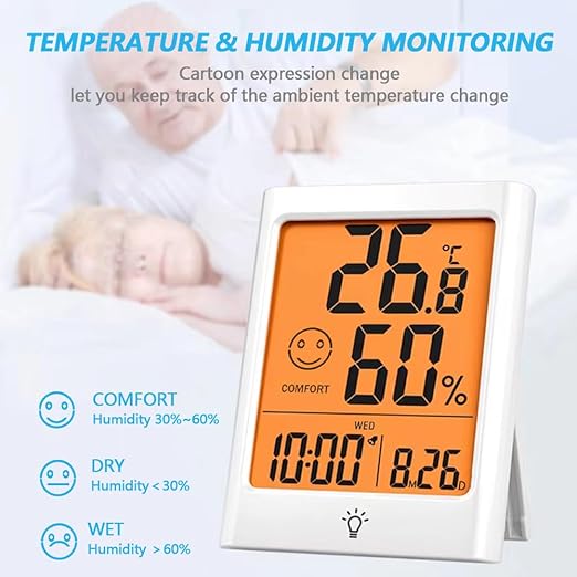 Digital Indoor Thermometer for Room, Smart Temperature Humidity Monitor - Image 5
