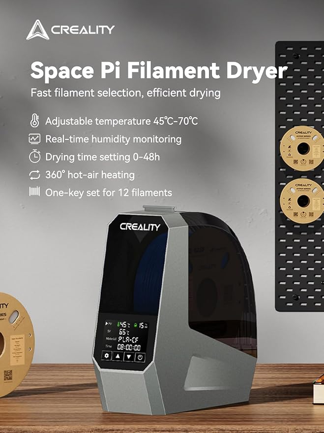 Creality Space Pi Filament Dryer, Filament Storage Box, Upgraded Double 360° - Image 2