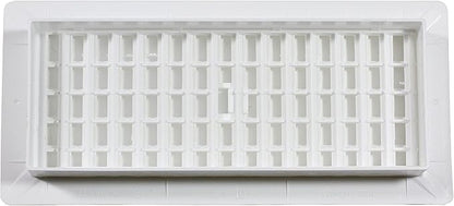 Decor Grates PL410-WH 4-Inch by 10-Inch Plastic Floor Register - Image 3