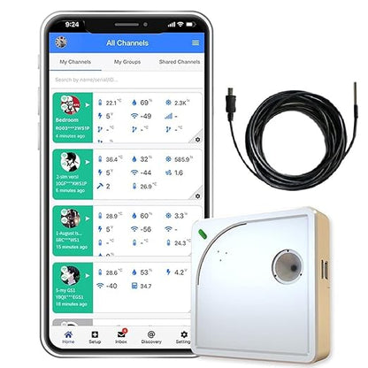 UbiBot WS1 WiFi Temperature & Humidity Sensor by UbiBot