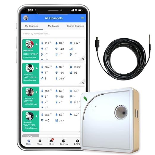 UbiBot WS1 WiFi Temperature & Humidity Sensor by UbiBot