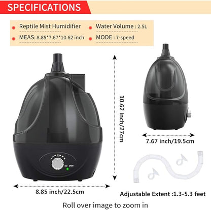 BETAZOOER Reptile Humidifiers Mister Fogger - Image 3
