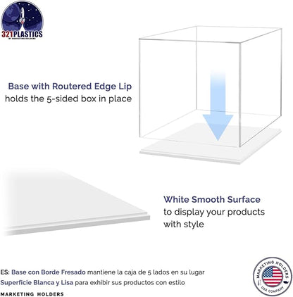 12" x 12" Clear Acrylic Display Box - Image 4